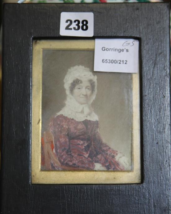 Portrait miniature on ivory